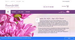 Desktop Screenshot of flowersforusa.com