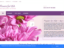 Tablet Screenshot of flowersforusa.com